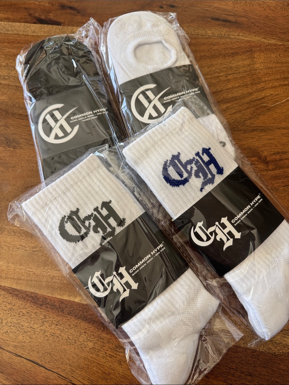NWT Common Hype Socks Bundle ankle and crew